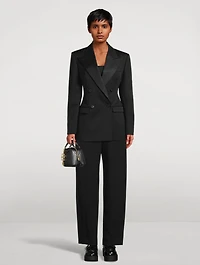 Wool Cocoon Tailored Pants