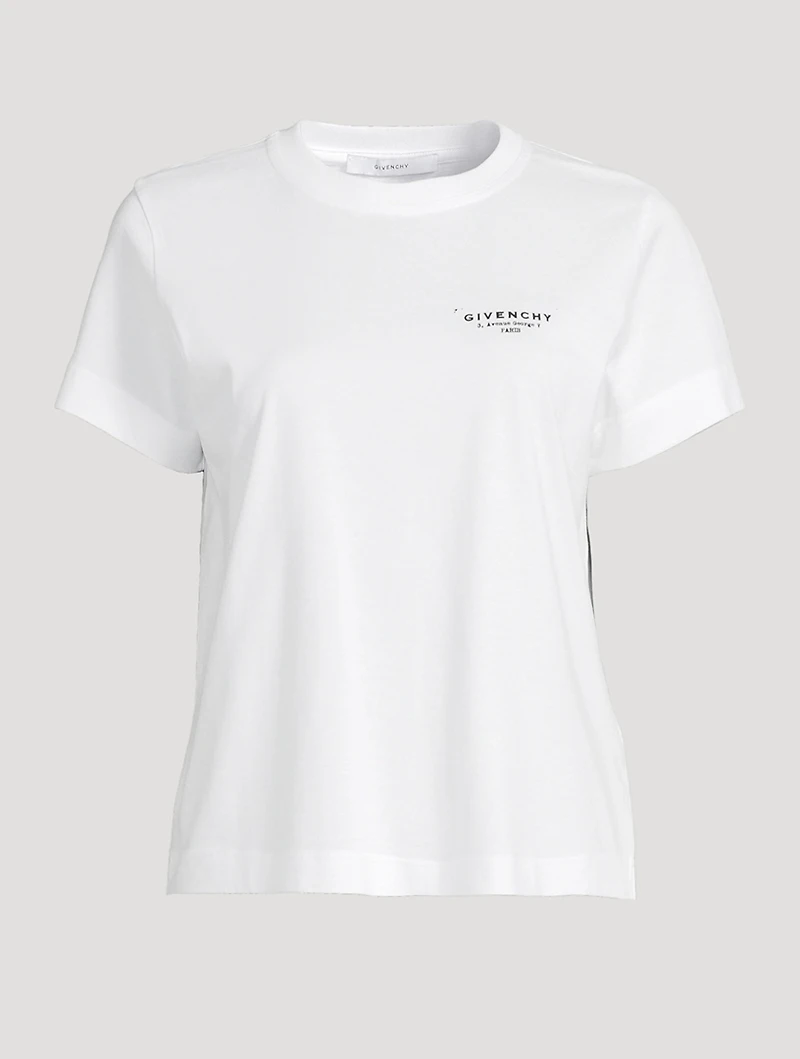 Cotton T-Shirt Archive Print