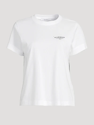 Cotton T-Shirt Archive Print