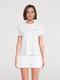 Cotton T-Shirt Archive Print