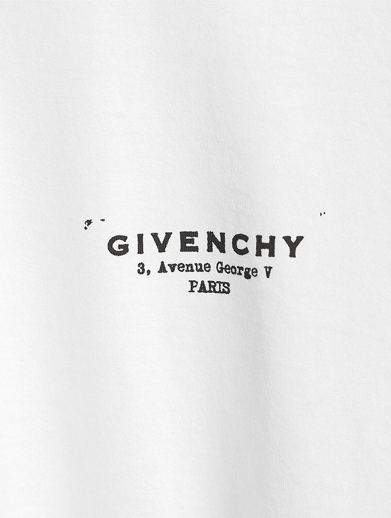 Cotton T-Shirt Archive Print