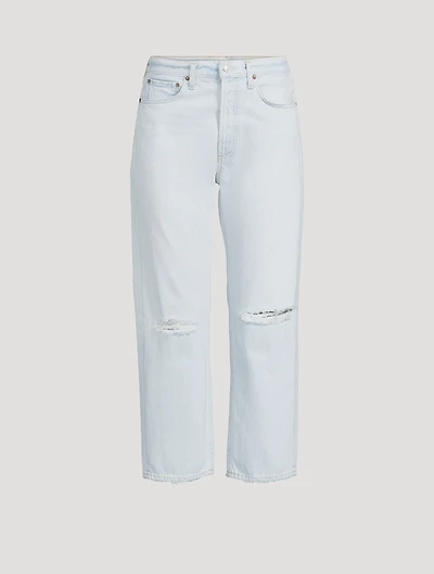 90s Cropped Straight Jeans