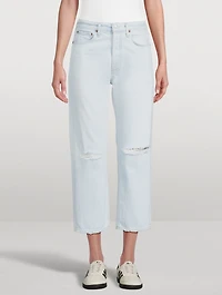 90s Cropped Straight Jeans