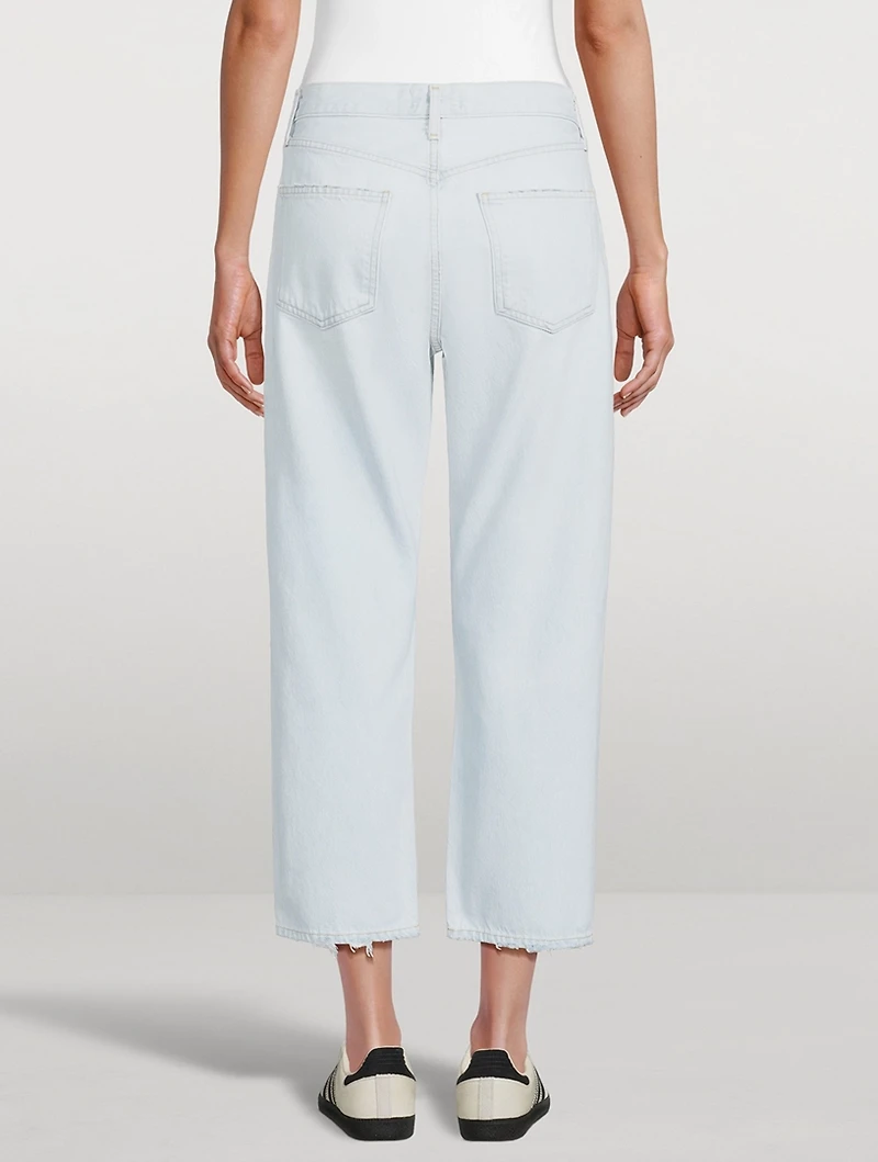 90s Cropped Straight Jeans