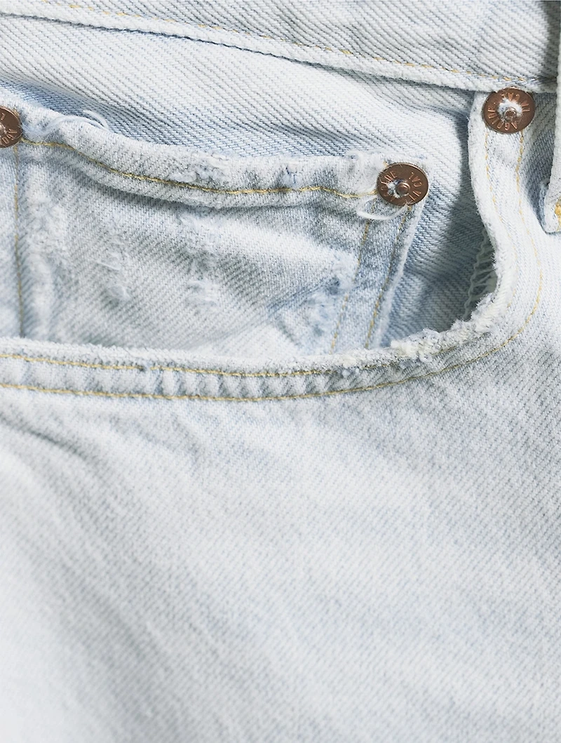 90s Cropped Straight Jeans