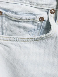 90s Cropped Straight Jeans