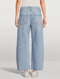 Low Curve Barrel-Leg Jeans