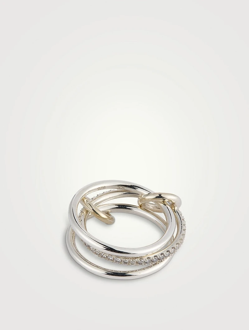 Sonny Silver Ring With Diamonds