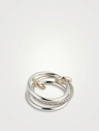 Sonny Silver Ring With Diamonds