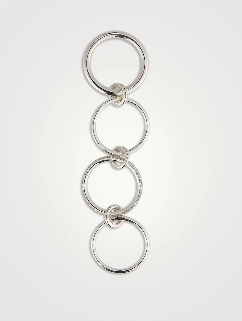 Nimbus Silver Ring With Diamonds