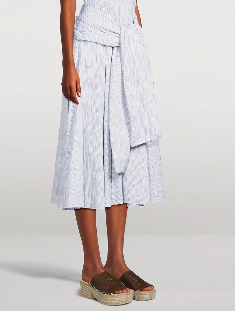 Loewe x Paula's Ibiza Petal Leather Espadrille Mules