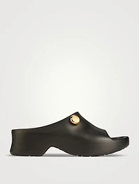 Loewe x Paula's Ibiza Pebble Foam Slide Sandals