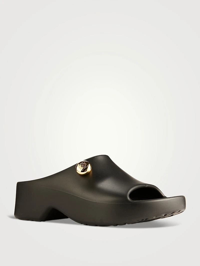 Loewe x Paula's Ibiza Pebble Foam Slide Sandals