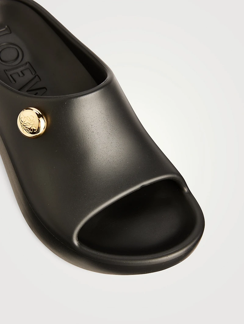 Loewe x Paula's Ibiza Pebble Foam Slide Sandals
