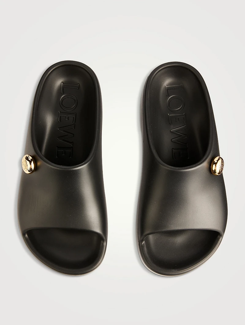 Loewe x Paula's Ibiza Pebble Foam Slide Sandals