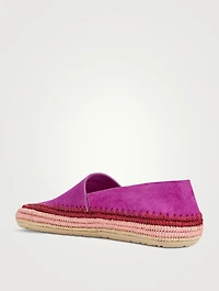 Loewe x Paula's Ibiza Rio Suede Espadrilles