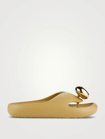 Loewe x Paula's Ibiza Pebble Foam Thong Sandals