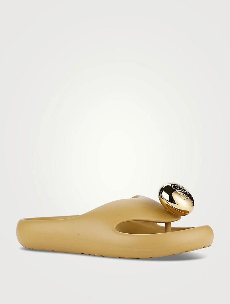 Loewe x Paula's Ibiza Pebble Foam Thong Sandals