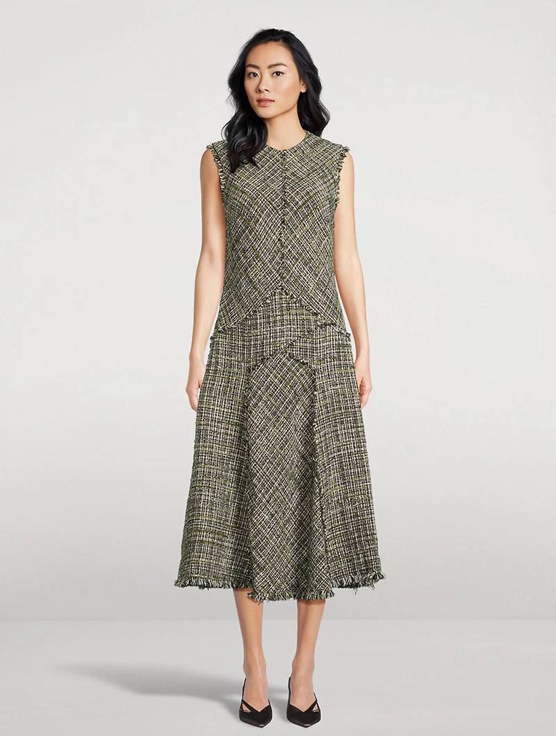Tweed Midi Dress
