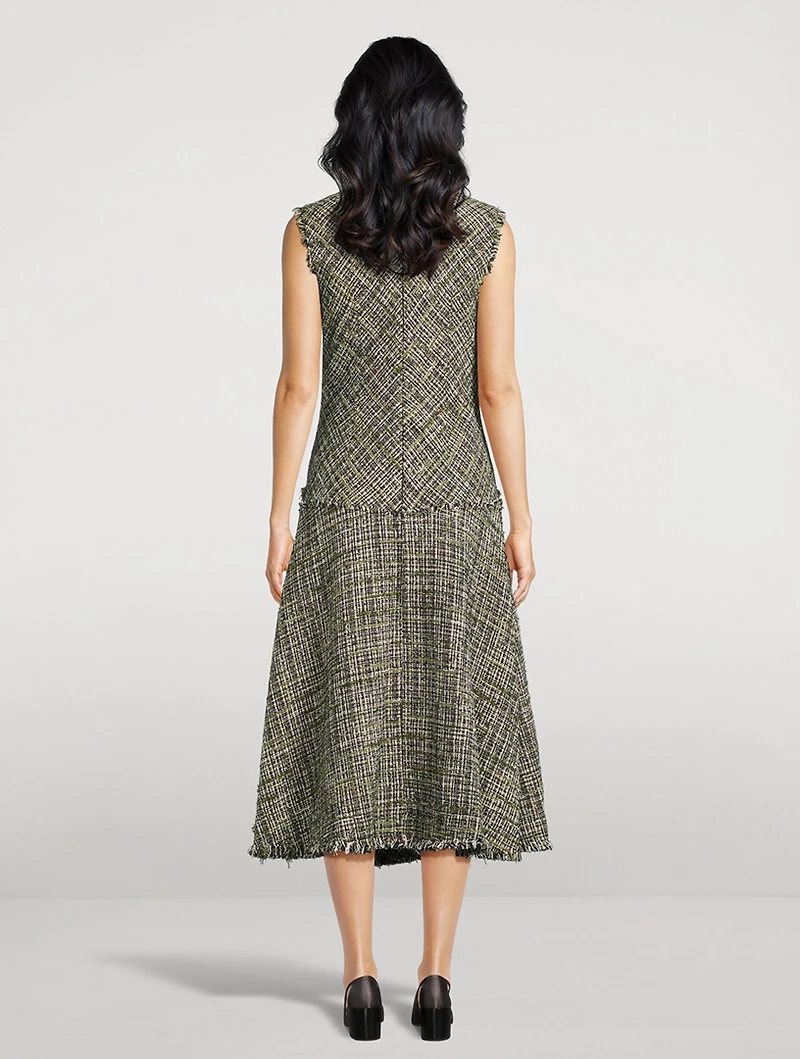 Tweed Midi Dress