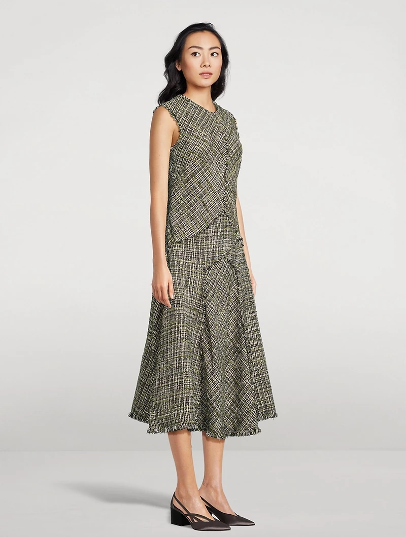 Tweed Midi Dress