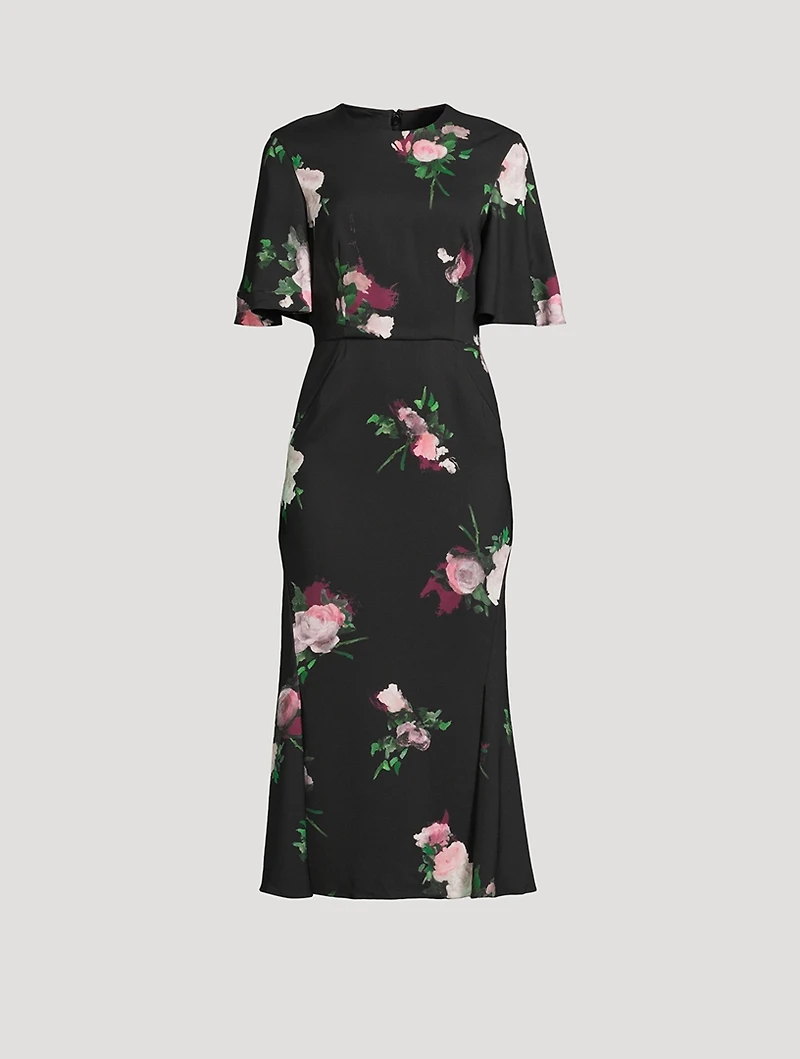 Cady Midi Dress Floral Print