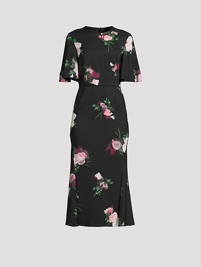 Cady Midi Dress Floral Print