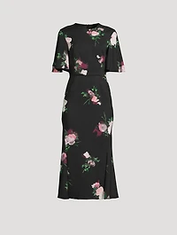 Cady Midi Dress Floral Print