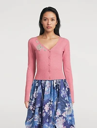 Embellished Cropped Cardigan