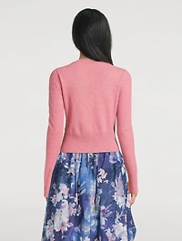 Embellished Cropped Cardigan
