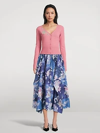 Embellished Cropped Cardigan