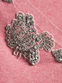 Embellished Cropped Cardigan