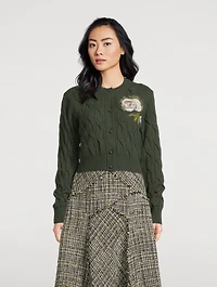 Cable-Knit Cardigan