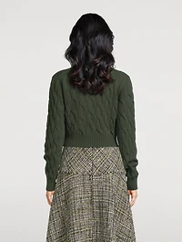 Cable-Knit Cardigan