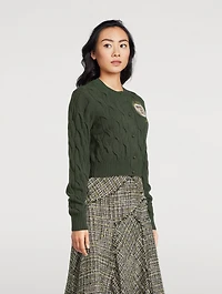 Cable-Knit Cardigan