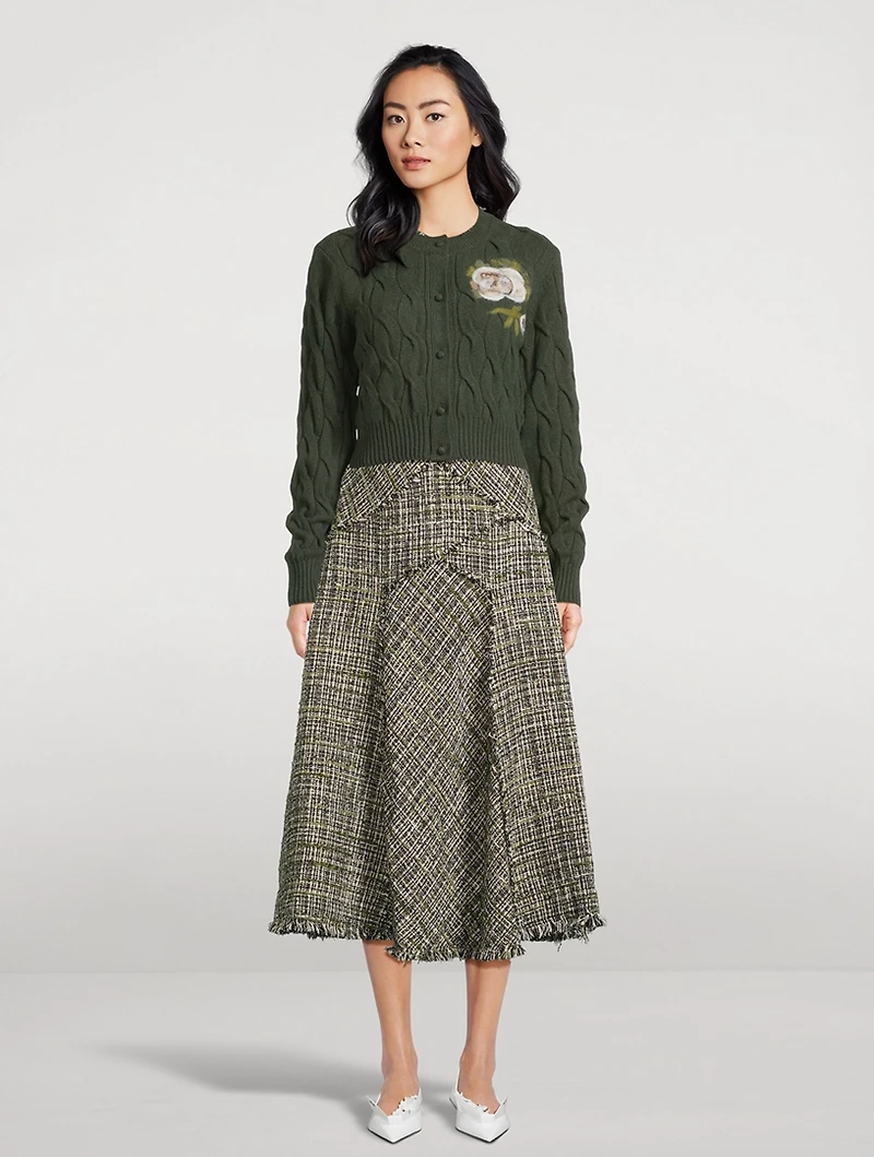 Cable-Knit Cardigan