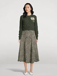 Cable-Knit Cardigan