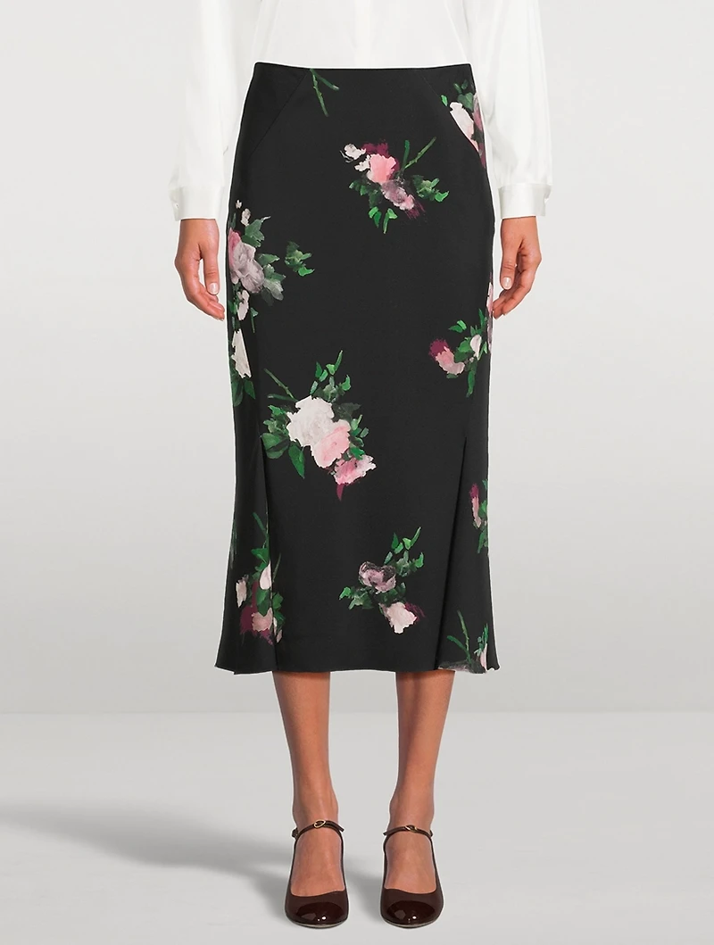 Cady Midi Skirt Floral Print