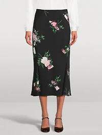 Cady Midi Skirt Floral Print
