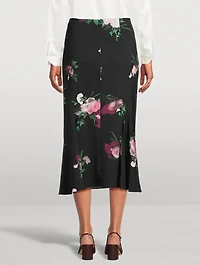 Cady Midi Skirt Floral Print