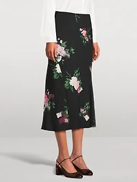 Cady Midi Skirt Floral Print