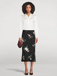 Cady Midi Skirt Floral Print