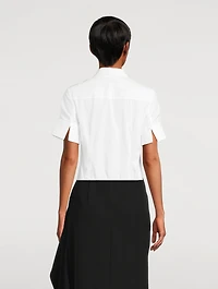 Embroidered Poplin Shirt