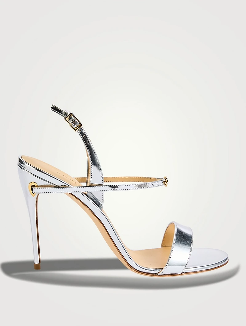 Tommaso Metallic Leather Sandals