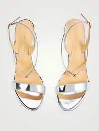 Tommaso Metallic Leather Sandals