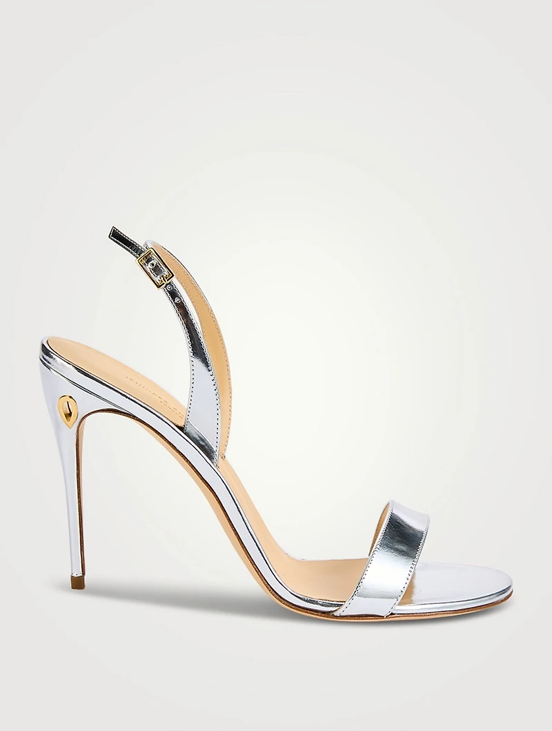 Tommaso Metallic Leather Sandals