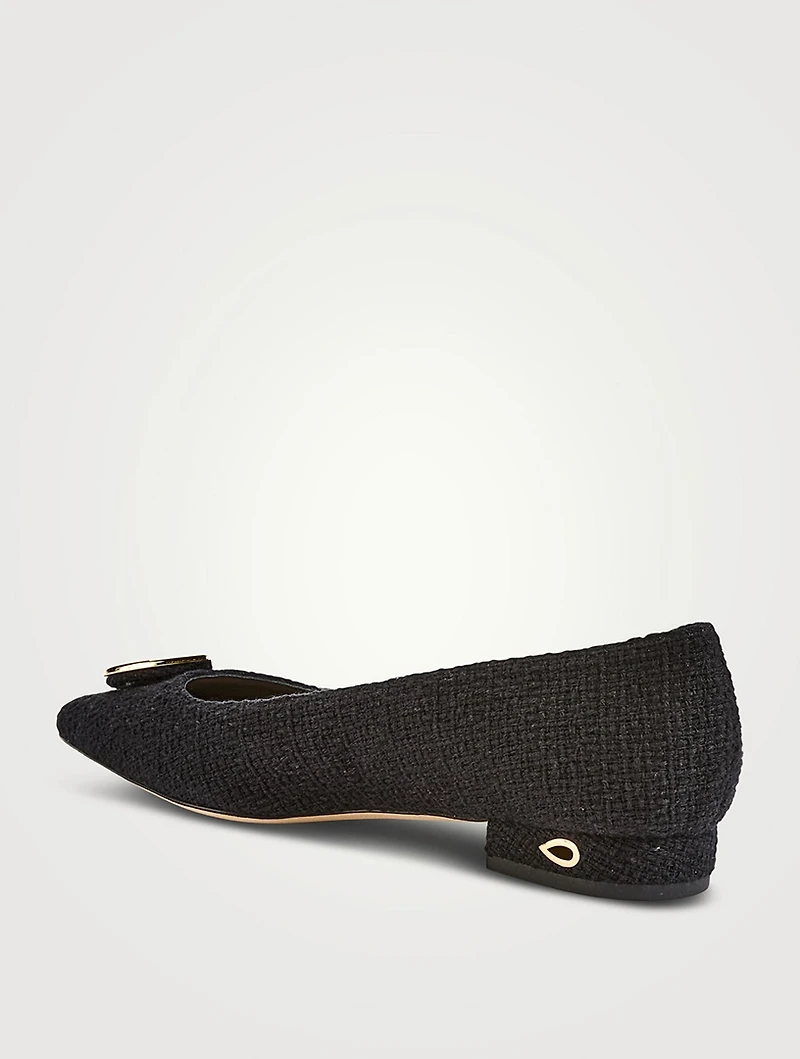 Lorenzo Tweed Ballet Flats