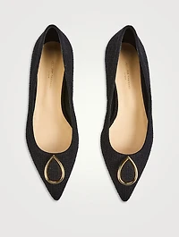 Lorenzo Tweed Ballet Flats