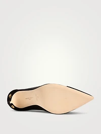 Lorenzo Mesh And Suede Pumps
