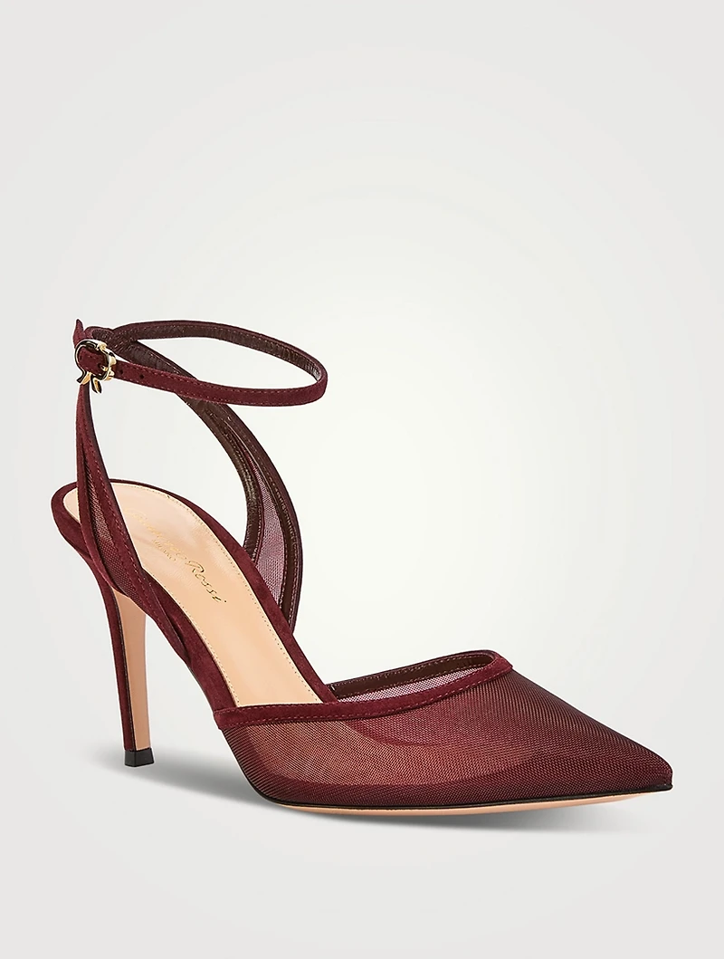 Dorotea Suede And Mesh Pumps